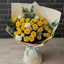 Букет цветов из:  Розы в Евсеево