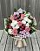 Букет цветов из: Альстромерии, Гвоздики, Розы и Хризантемы в Евсеево