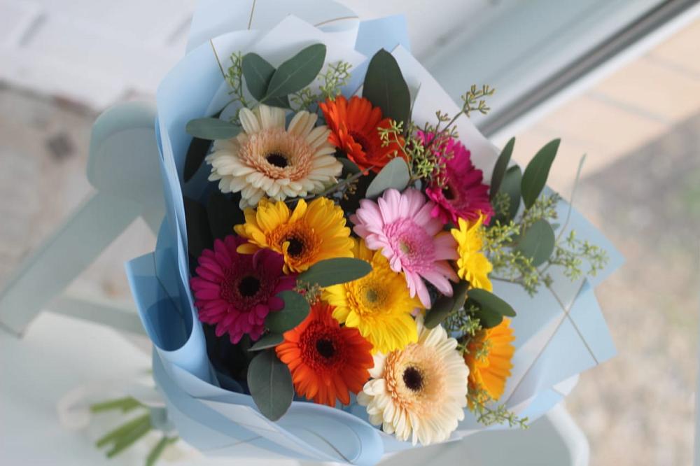 Букет цветов из: Герберы в Евсеево