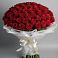 Букет 101 Красная роза Блэк Мэджик в Евсеево