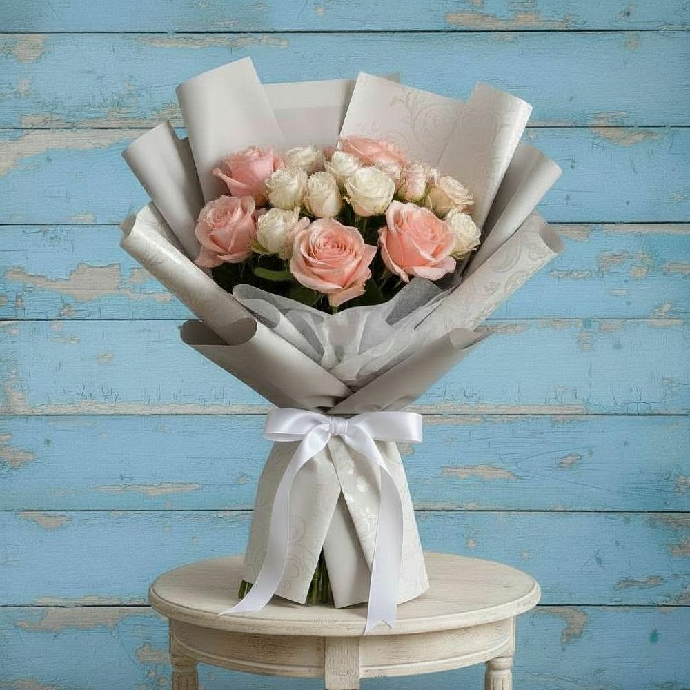 Букет цветов из: Розы в Евсеево