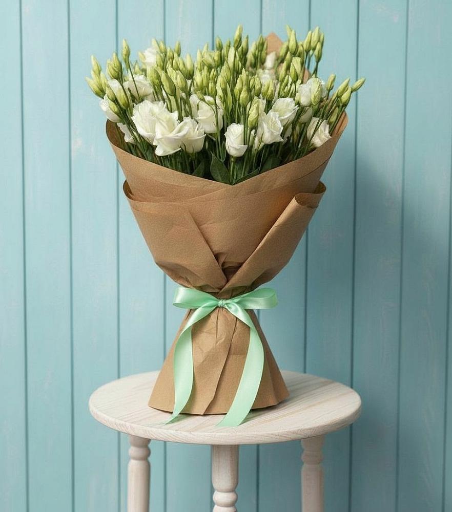 Букет цветов из: Лизиантусы в Евсеево