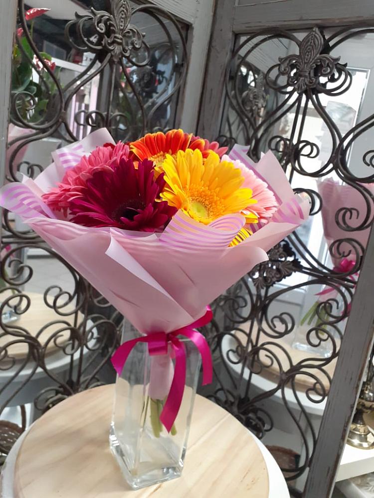 Букет цветов из: Герберы в Евсеево