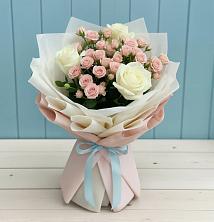 Букет цветов из:  Розы в Евсеево