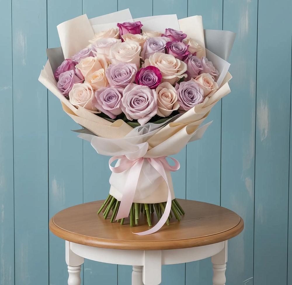 Букет цветов из: Розы в Евсеево