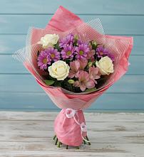 Букет цветов из:  Герберы в Евсеево
