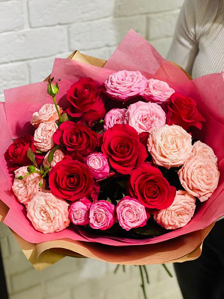 Букет цветов из: Розы в Евсеево