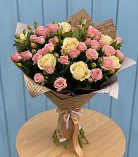 Букет цветов из:  Розы в Евсеево