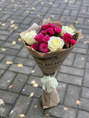 Букет цветов из: Розы в Евсеево