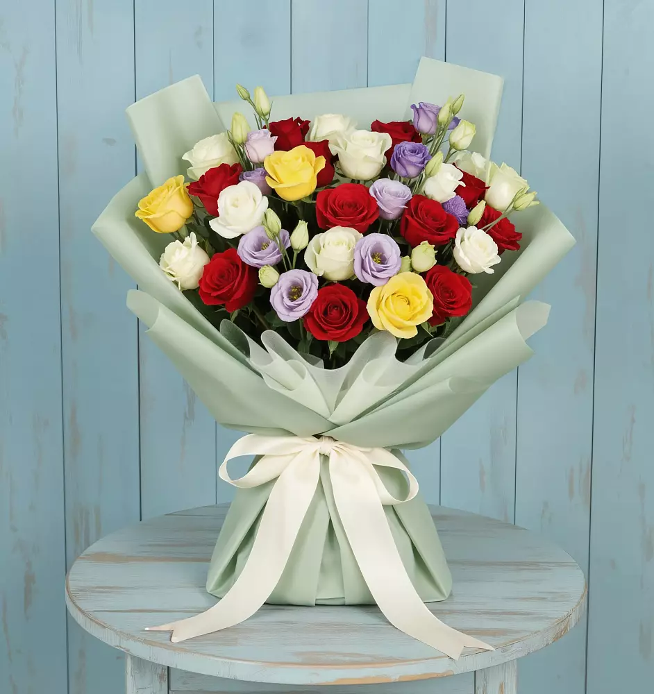 Букет цветов из: Розы в Евсеево