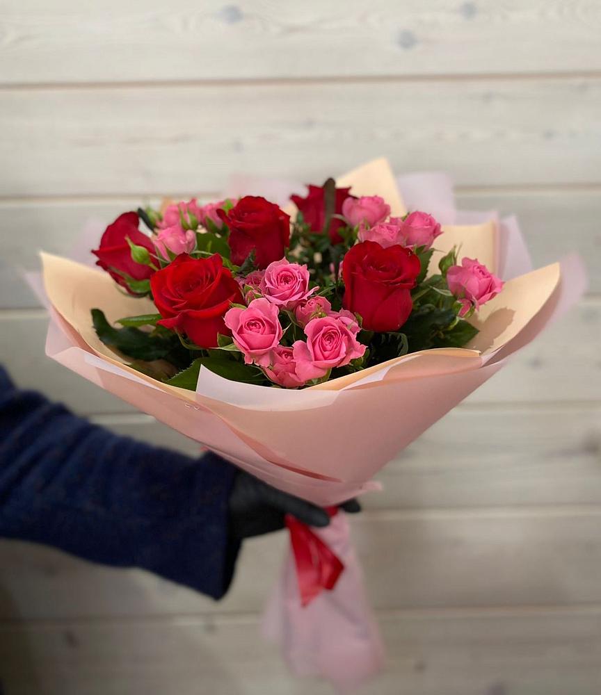Букет цветов из: Розы в Евсеево