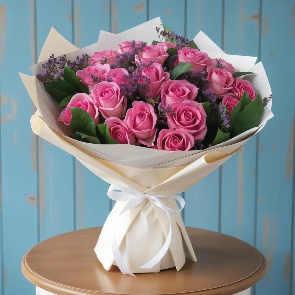 Букет цветов из: Розы в Евсеево