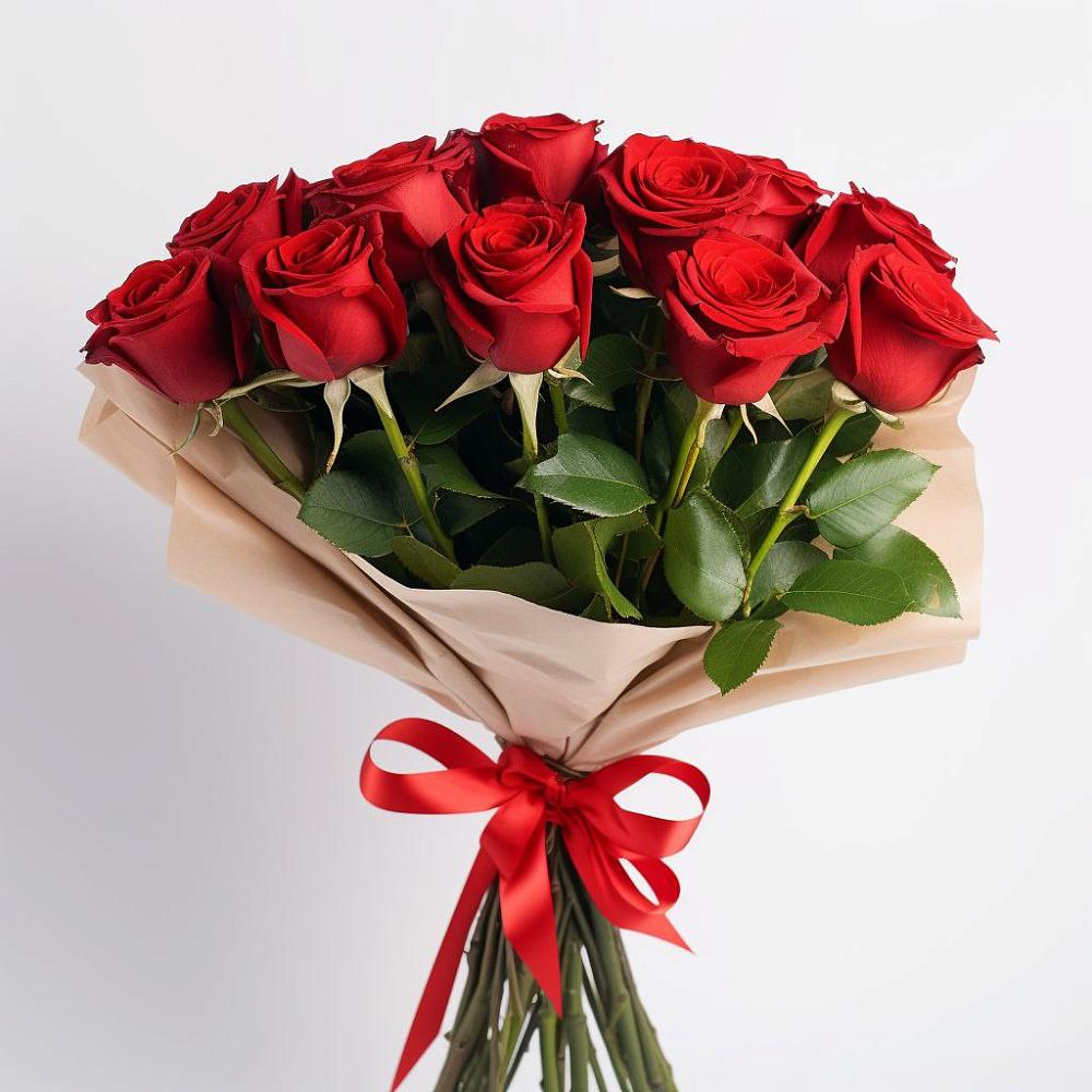 Букет 11 Красных роз Эдлесс Лав в Евсеево